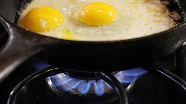 New York's new law will effectively ban natural gas stoves in most new homes and buildings by as early as 2026.
Mandatory Credit:	Scott Olson/Getty Images