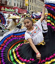 Common questions people Google about Cinco de Mayo. Brooklyn's Mexican community marches down 5th Avenue in the Sunset Park neighborhood during a Cinco de Mayo parade in May, 2017 in Brooklyn, New York.
Mandatory Credit:	Andrew Lichtenstein/Corbis via Getty Images