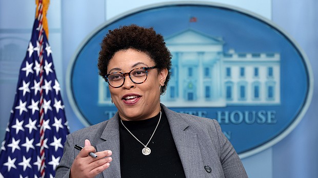 Office of Management and Budget Director Shalanda Young, seen here on March 10, told reporters on May 4 that the White House is open to a short-term fix to the debt ceiling.
Mandatory Credit:	Alex Wong/Getty Images