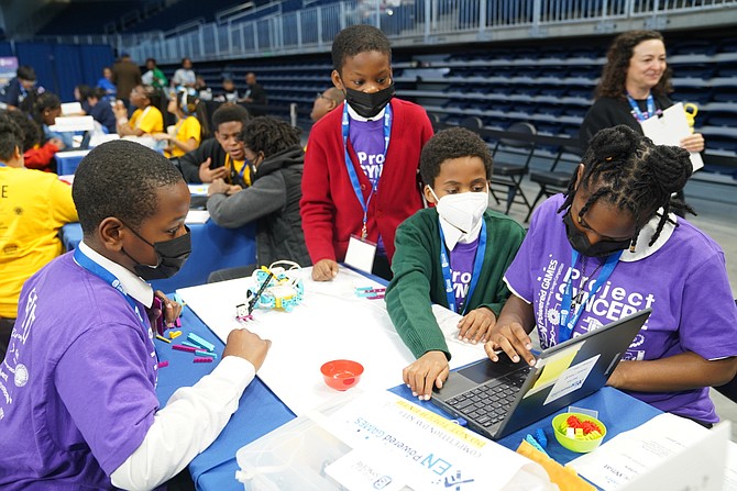 Project SYNCERE hosted its sixth ENpowered Games at Wintrust Arena. The theme was “Awesome Automations.” PHOTO PROVIDED BY PROJECT SYNCERE.