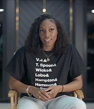 Betnijah Laney in UNFINISHED BUSINESS. Photo courtesy of Julia Liu.