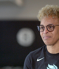 Teresa Weatherspoon in UNFINISHED BUSINESS. Photo courtesy of Julia Liu