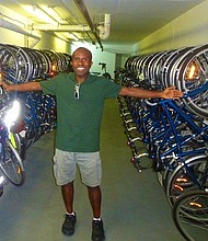 Terrence Eta owner of  Toronto Bicycle Tours photo by Dwight Brown