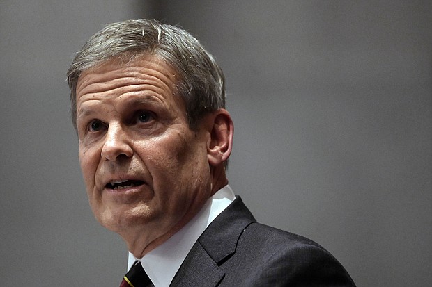 Tennessee Gov. Bill Lee Tennessee's Republican Gov. Bill Lee signed a bill Wednesday to enhance school safety across the state following the deadly shooting at the Covenant School in Nashville earlier this year.
Mandatory Credit:	Mark Zaleski/AP