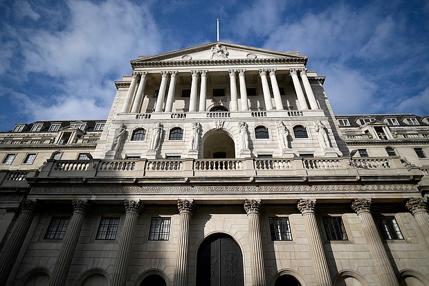 The Bank of England raised interest rates by a quarter of a percentage point Thursday.
Mandatory Credit:	Ben Stansall/AFP/Getty Images