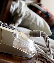 There are treatments for obstructive sleep apnea, such as continuous positive airway pressure (CPAP) machines.
Mandatory Credit:	nicolesy/iStockphoto/Getty Images