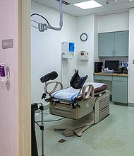 There is a "sharp increase" in violence at abortion clinics in 2022, a report says. Pictured is an exam room inside the Hope Clinic For Women in Granite City, Illinois, in 2022.
Mandatory Credit:	Angela Weiss/AFP/Getty Images