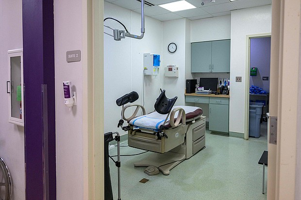 There is a "sharp increase" in violence at abortion clinics in 2022, a report says. Pictured is an exam room inside the Hope Clinic For Women in Granite City, Illinois, in 2022.
Mandatory Credit:	Angela Weiss/AFP/Getty Images