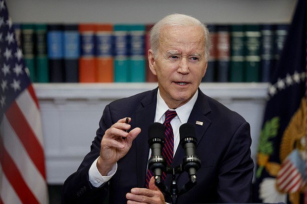 President Joe Biden speaks, here on May 9, departs this week for a week-long visit to Asia. The ongoing debt default negotiations may derail his overseas trip plans, the president acknowledged.
Mandatory Credit:	Anna Moneymaker/Getty Images