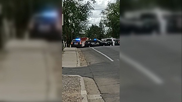 A video recorded by Facebook user Larry Jacquez shows the police response following the shooting in Farmington on May 15.
Mandatory Credit:	Courtesy Larry Jacquez