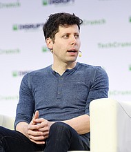 CEO and co-founder of OpenAI, here in 2019,  is set to testify before Congress on Tuesday.
Mandatory Credit:	Steve Jennings/Getty Images