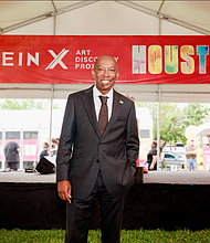Mayor Sylvester   Turner, Mayor of Houston, hosts the SHEIN x Art Discovery Block Party to celebrate local artists in celebration of AAPI Month.