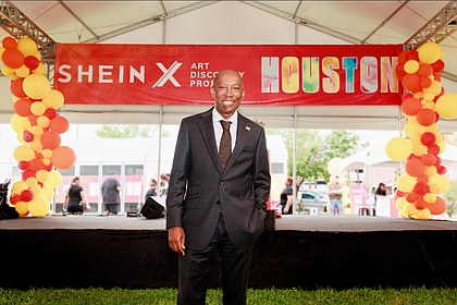 Mayor Sylvester   Turner, Mayor of Houston, hosts the SHEIN x Art Discovery Block Party to celebrate local artists in celebration of AAPI Month.