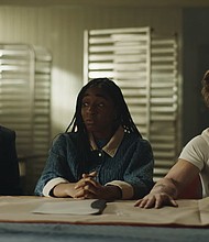 (From left) Abby Elliot, Ayo Edebiri and Jeremy Allen White in Season 2 of 'The Bear.'
Mandatory Credit:	FX