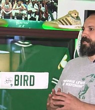 Celtics super fan, John Carbone, turns his basement into the place to be on game day.
Mandatory Credit:	WBZ