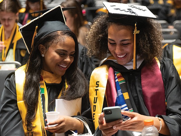 VCU President Michael Rao, Ph.D., told the graduates that they were poised to make a major impact on the world. “Our world and our society are in a time of tremendous change, but times of change are really opportunities,” President Rao said. “This is your chance to really reimagine the world — what we want it to look like and how we get there.”