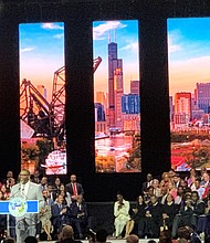 On Monday, May 15, 2023, Brandon Johnson was sworn in as the 57th Mayor of the City of Chicago Photo by Tia Carol Jones