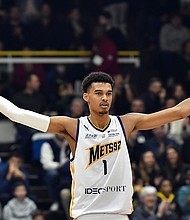 Victor Wembanyama, seen here in November 2022, is likely headed to San Antonio after the five-time NBA champion Spurs on Tuesday night won the rights to the top pick at the NBA Draft lottery.
Mandatory Credit:	Aurelien Meunier/Getty Images