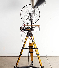 William Kentridge, Bicycle Wheel II, 2012, bicycle wheel, gears, and chain