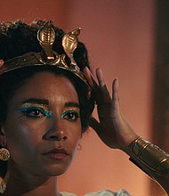 Adele James in Queen Cleopatra Mandatory Credit Netflix