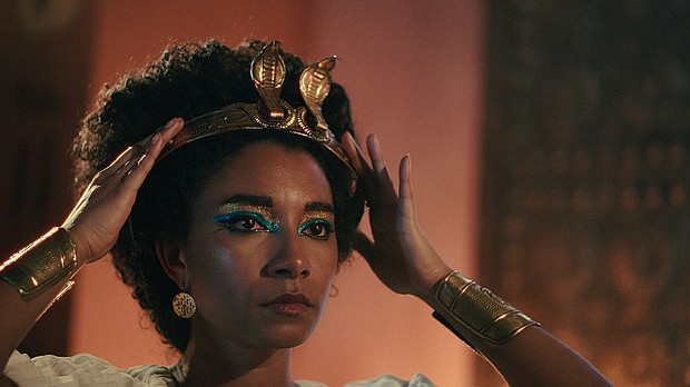 Adele James in Queen Cleopatra Mandatory Credit Netflix