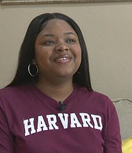 Maia Peele was accepted into grad school at Harvard University on a full scholarship, where she'll study religion and spirituality.
Mandatory Credit:	KYW