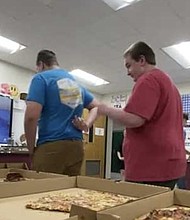 A local business owner is saying "thank you" to a group of Waterford Union High School students for their random act of kindness.
Mandatory Credit:	WISN