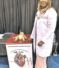 Christina Bolton Taylor is the CEO and owner of Cardiac Jump Starters, a business that provides
CPR, AED and First Aid training. PHOTO PROVIDED BY CHRISTINA BOLTON TAYLOR.