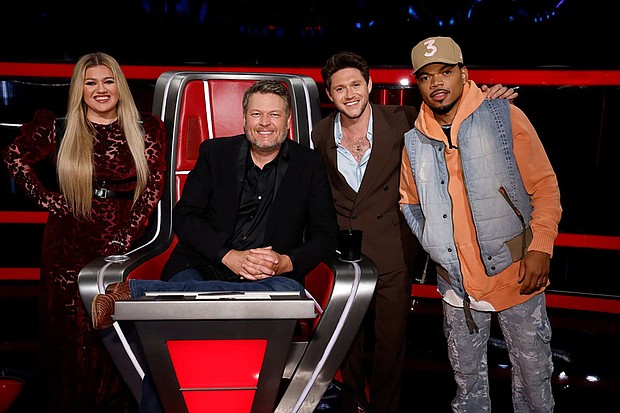 Tuesday’s “The Voice” finale was Shelton’s final episode on the singing competition series.
Mandatory Credit:	Trae Patton/NBC