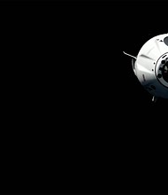 A SpaceX capsule carrying a decorated former NASA astronaut and three paying customers departed from the International Space Station at 11:05 a.m. ET on Tuesday, kicking off the final leg of a historic weeklong mission for the crew.
Mandatory Credit:	SpaceX