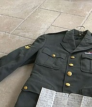 After almost 70 years of being preserved, a military uniform was found on the side of a rural road in Kansas City, Kansas. Inside the uniform was a love letter.
Mandatory Credit:	KCTV