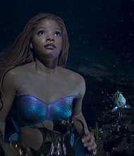Halle Bailey in this year's "The Little Mermaid."
Mandatory Credit:	Disney