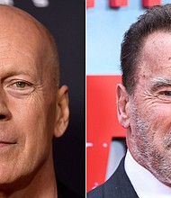Arnold Schwarzenegger commented on the retirement of Bruce Willis.
Mandatory Credit:	Getty Images