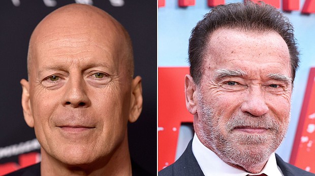 Arnold Schwarzenegger commented on the retirement of Bruce Willis.
Mandatory Credit:	Getty Images