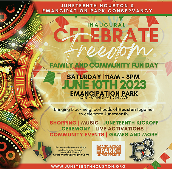 Join us Saturday, June 10, 2023, at Emancipation Park for “Celebrate Freedom”. This event brings together 7 historic Black communities …
