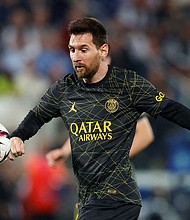 Paris Saint-Germain (PSG) forward Lionel Messi will play his last game for the club on Saturday, coach Christophe Galtier told reporters on June 1.
Mandatory Credit:	Stephanie Lecocq/Reuters