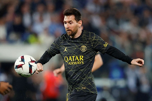 Paris Saint-Germain (PSG) forward Lionel Messi will play his last game for the club on Saturday, coach Christophe Galtier told reporters on June 1.
Mandatory Credit:	Stephanie Lecocq/Reuters