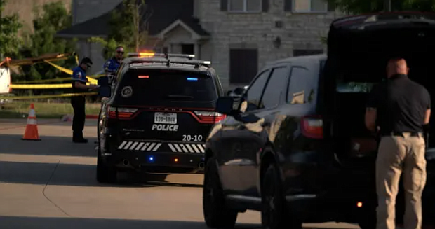 Emergency personnel work at the scene of a shooting in Sunnyvale, Texas, on June 5, 2023./WFAA