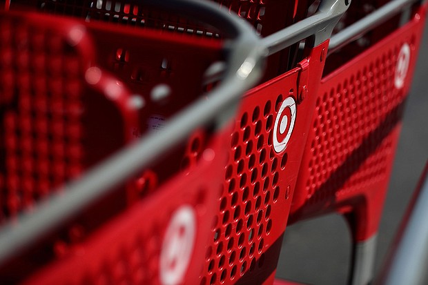 Retail theft is soaring. Pictured are shopping carts at a Target store on February 28, 2017 in Southgate, California.
Mandatory Credit:	Justin Sullivan/Getty Images/FILE