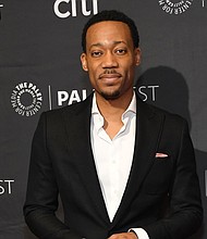 Tyler James Williams attends PaleyFest 2023 in Hollywood, California.
Mandatory Credit:	Jon Kopaloff/Getty Images