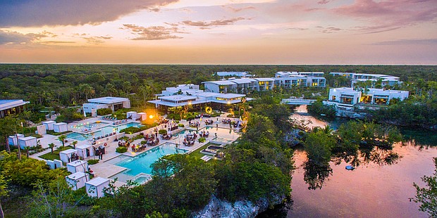 Andaz Mayakoba Resort Riviera Maya (aerial view)