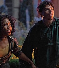 Dominique Fishback and Anthony Ramos join the Autobots in "Transformers: Rise of the Beasts."
Mandatory Credit:	Paramount Pictures