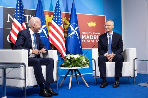Biden hasn’t yet settled on a candidate to support to replace Stoltenberg. The outgoing NATO leader departs his post later this year.
Mandatory Credit:	CNN