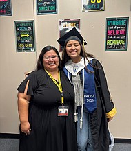 Celix Cortez and Zoe Velasquez_Spring Woods HS/Courtesy Communities In Schools of Houston