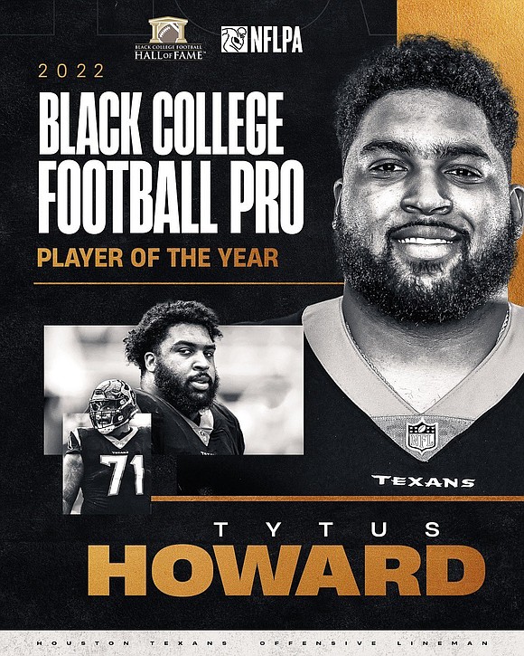 Houston Texans offensive lineman Tytus Howard cherishes the moments he spent on the campus of Alabama State University (ASU) in …