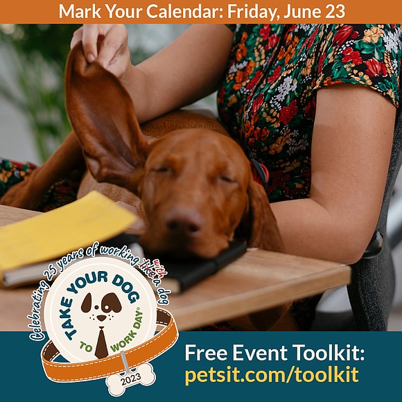 Companies will be "working like with a dog" on PSI's 25th annual Take Your Dog To Work Day®. Pet Sitters …