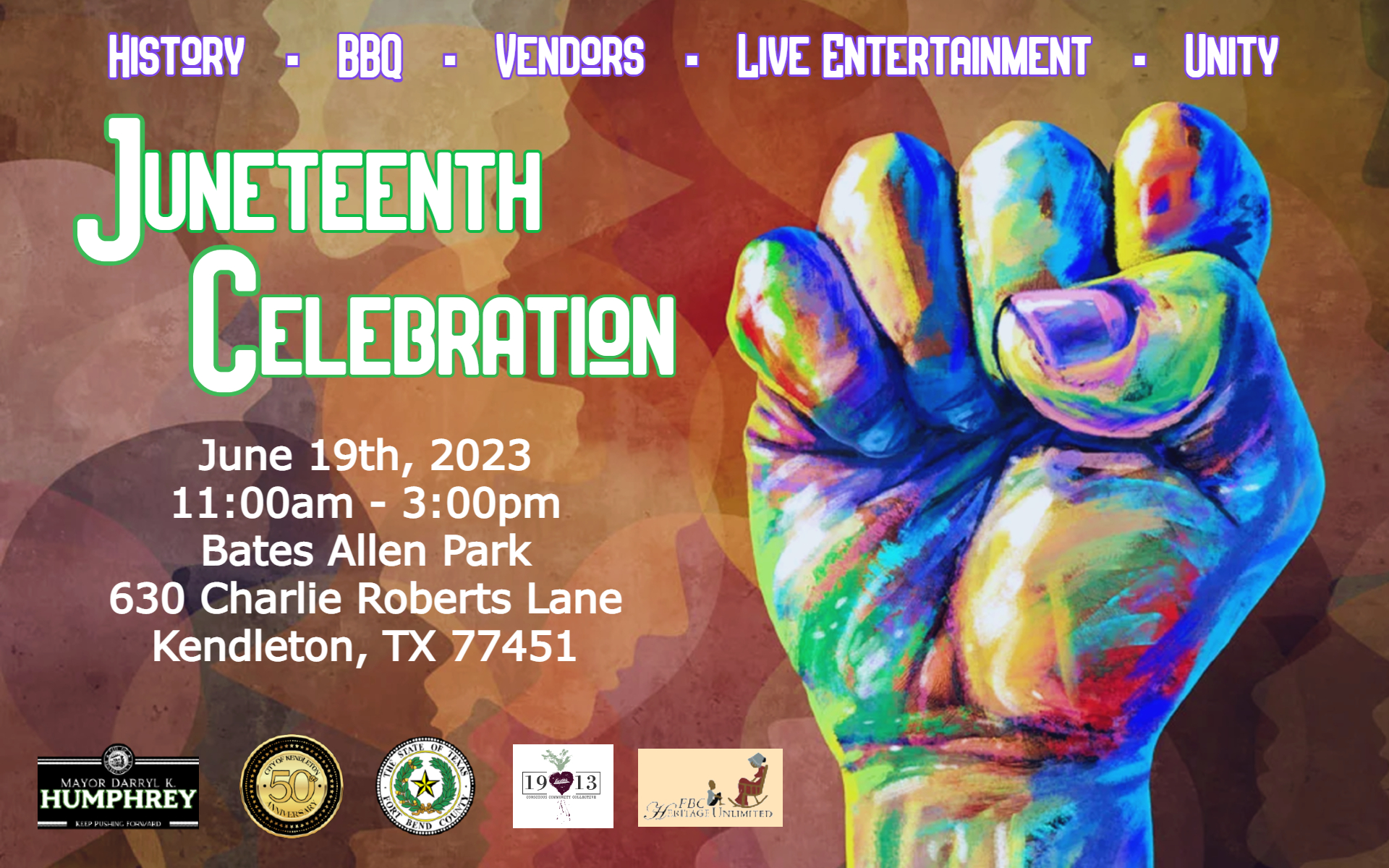 Fort Bend County Judge KP to Celebrate in Historic