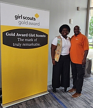 Ryleigh and  her dad, Roger Thomas II