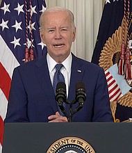 President Joe Biden said the US and its Western allies had "nothing to do" with Saturday's events in Russia, where Wagner boss Yevgeny Prigozhin allegedly incited an armed rebellion against the Kremlin.
Mandatory Credit:	POOL