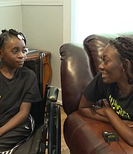 11-year-old Ja'Liyah Baker was shot in the neck while trying to shield her little brother from gunfire.
Mandatory Credit:	WVTM